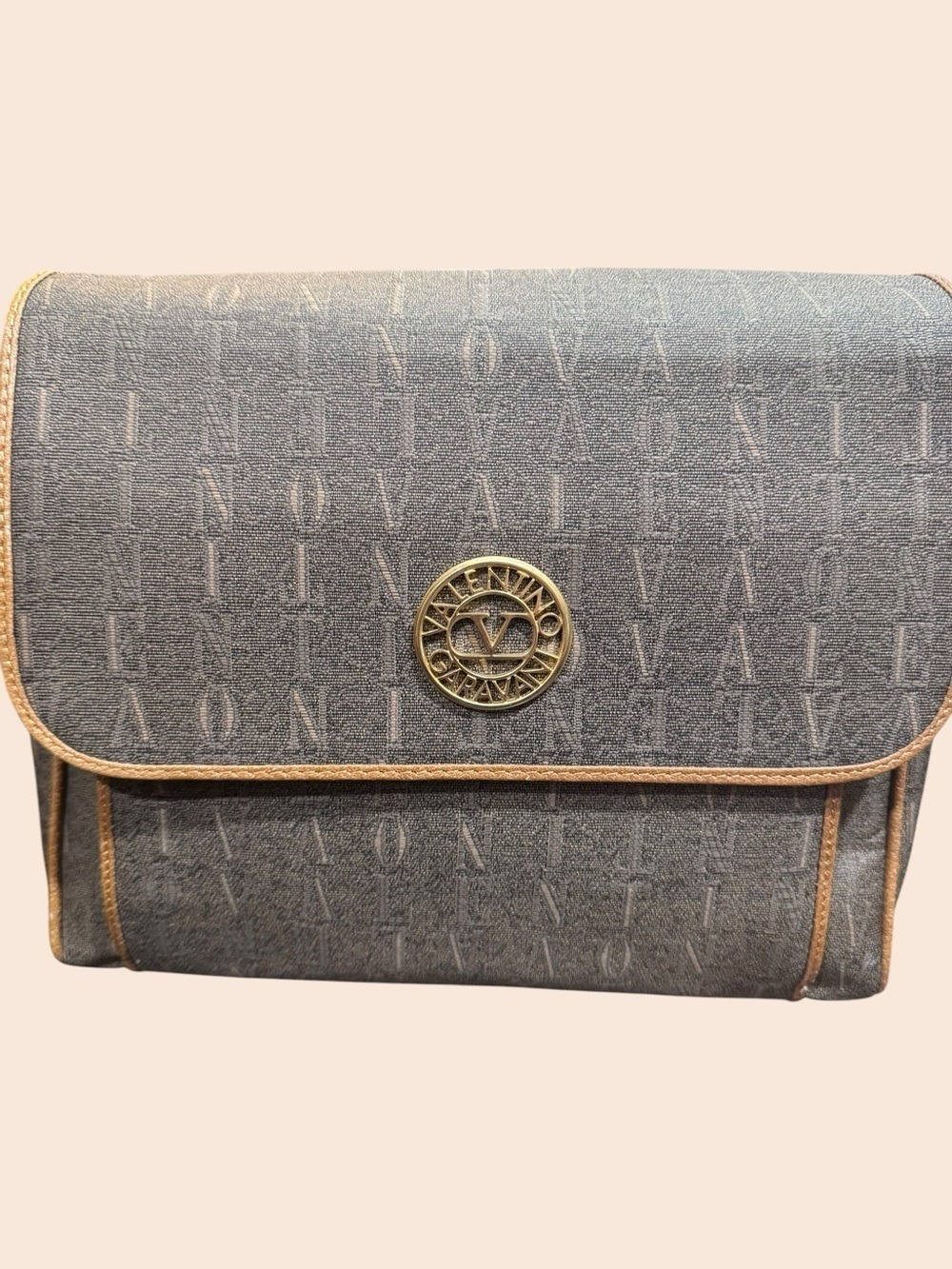 Valentino Garavani Monogram Crossbody Bag Authentic 1980-90’s Original Cards/Tag - Picture 9 of 14